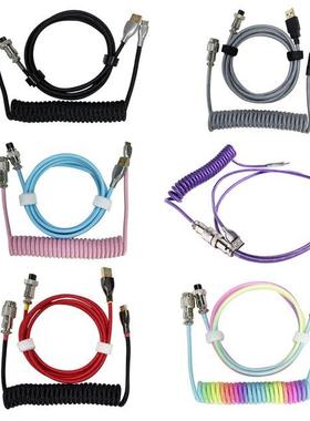 Mechanical Keyboard Aviator Coiled Cable Wire Type C USB Avi