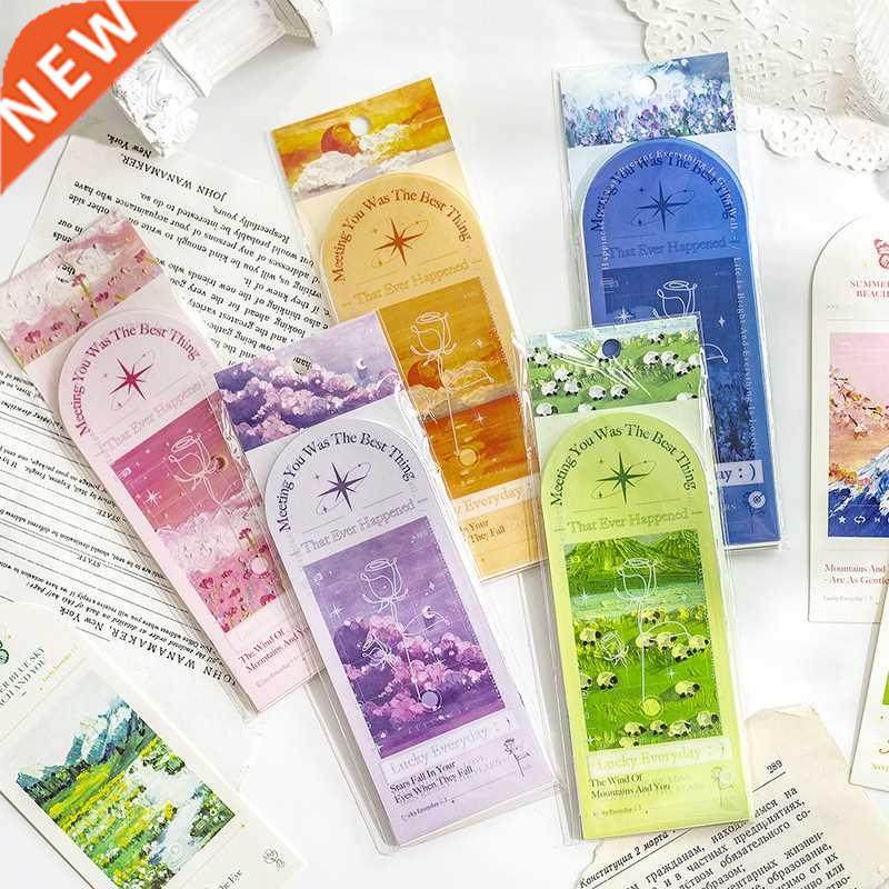 10pcs/pack Happiness Is Always Present Colorful Painting Rom