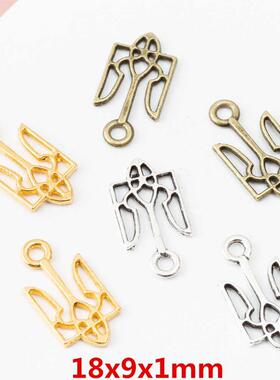 10pcs/20pcs/Lots Vintage Zinc Alloy National Emblem of Ukrai