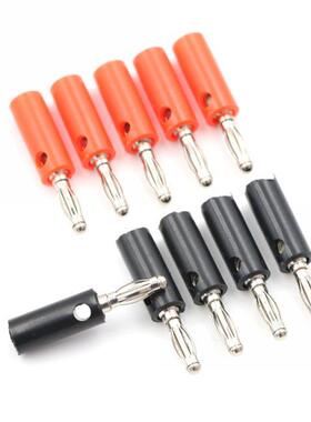 5PCS Audio Speaker Screw Banana Gold Plate Plugs Connectors