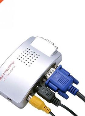 High Resolution AV / Svideo to VGA TV Signal Converter S-vid