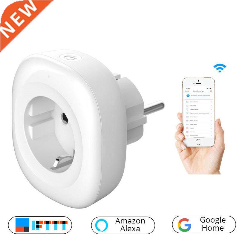 2019 New Mini Wifi Smart Socket EU Power Plug Mobile APP Rem