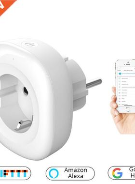 2019 New Mini Wifi Smart Socket EU Power Plug Mobile APP Rem