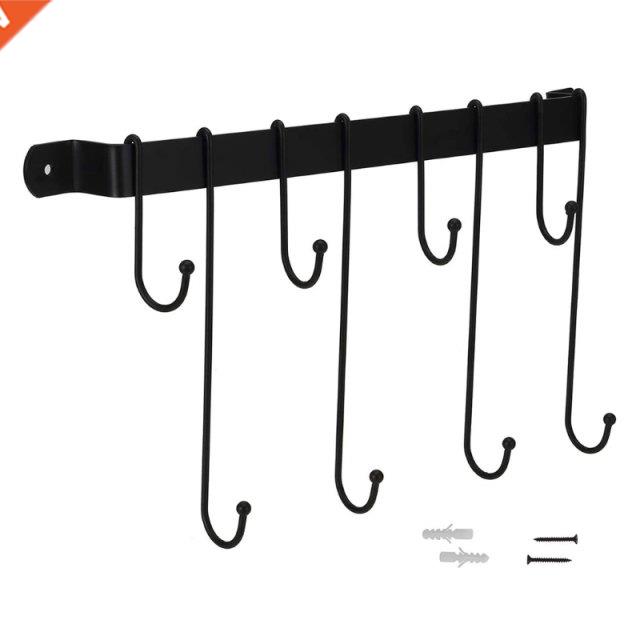 European Rustic Style Wall Mounted Cup Holder Coffee Mug Rac