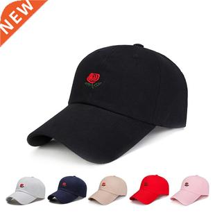 baseball cap for Unisex Women embroidery Men flower rose