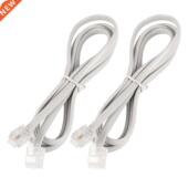 Cable RJ11 5mm Width 6P2C Male Telephone Pcs