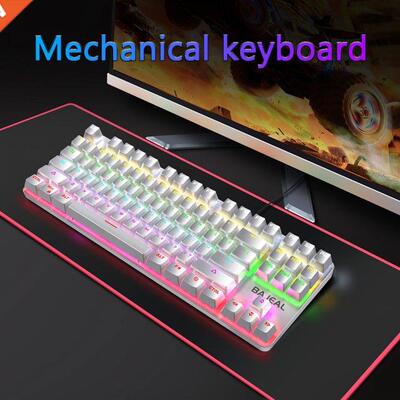 K200 Gaming Mechanical Keyboard 87 Keys Blue Switch USB Wire