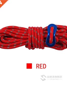 Colors Outdoor Rock Climbing Rope 4mm Diameter High Streng