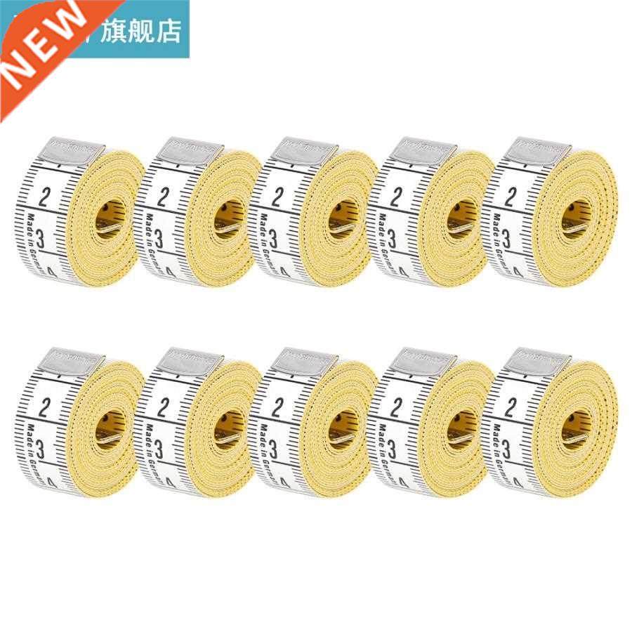 10 Pcs Tape Measure PU Material Soft Measuring Ruler 150cm/6