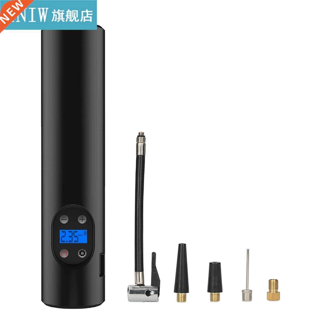 Rechrgeble Portble 12V Tire ir Pump LED Digitl Screen 1