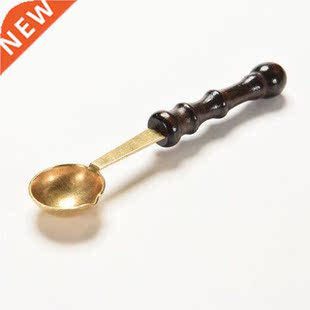 Stamp Sealing Handle PCS Sealin Wood Wax Vintage Spoon