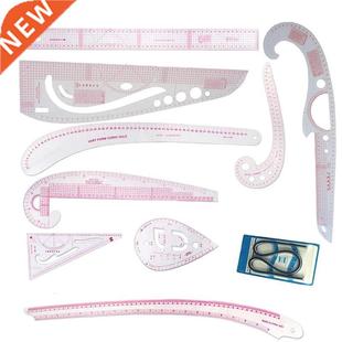Ruler Set French Stlye Patt Curve Fashion Form Vary