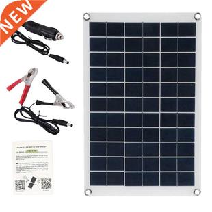 20W 18VDC Semi Panel Flexible USB Kit Dual Solar Polysilicon
