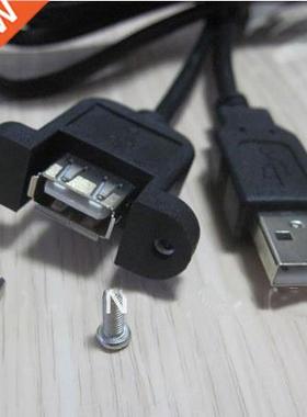 10pcs/lot---100cm USB 2.0 A Male to A Female screw lock pane