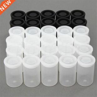 Black White Cans Plaic Canis Film Empty 35mm 10pcs Bottle