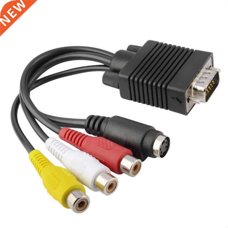 VGA SVGA to S-Video 3 RCA AV VGA to Video TV Out S-Video AV
