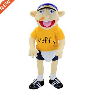 60cm Large Jeffy Boy Hand Puppet Children Soft Doll Talk Sho