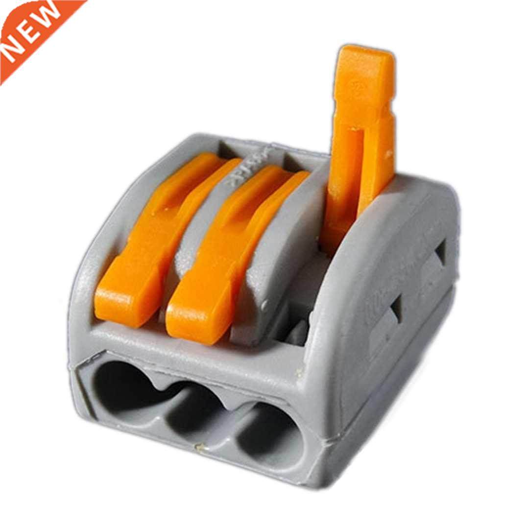 10pcs PCT-213 3 Pin Compact Wire Wiring Connector Conductor