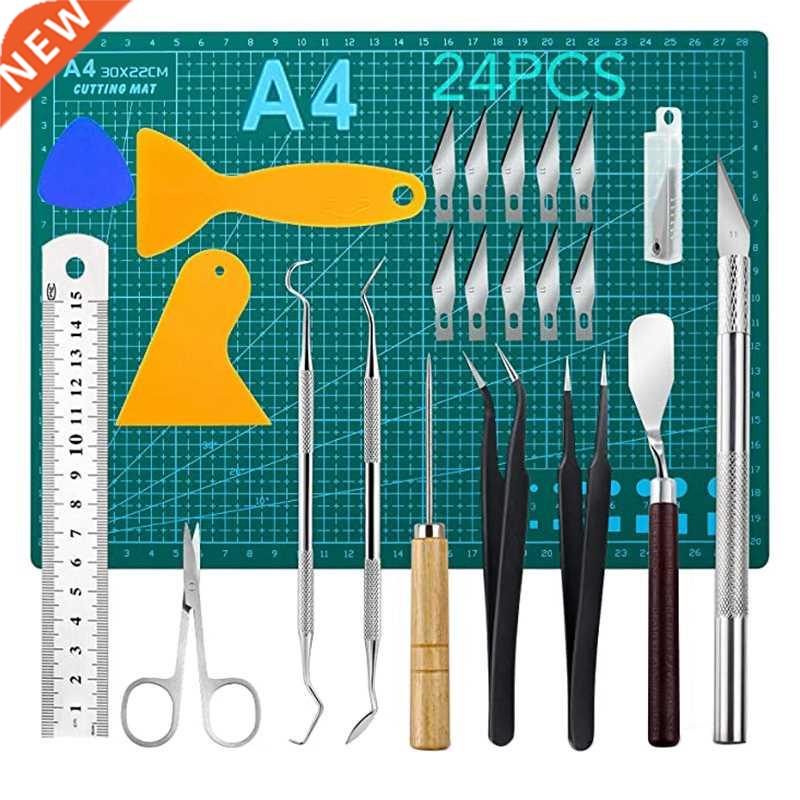 24 PCS Precision Craft Weeding Tools Kit 适用于 Weeding Viny