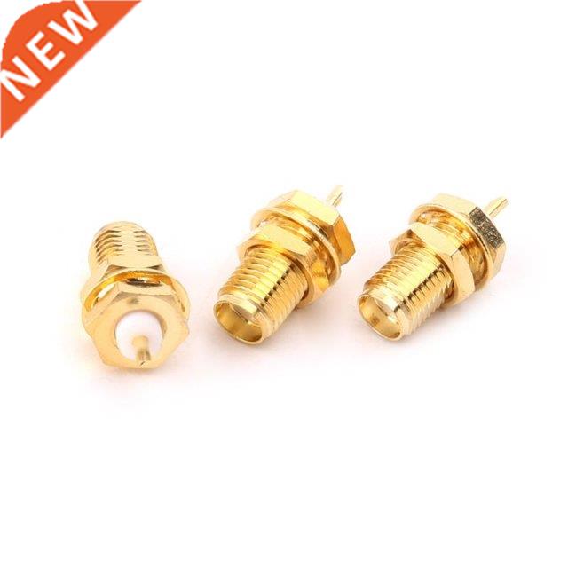 10pcs SMA-KY RF Connectors SMA Female Nut Bulkhead Handle De