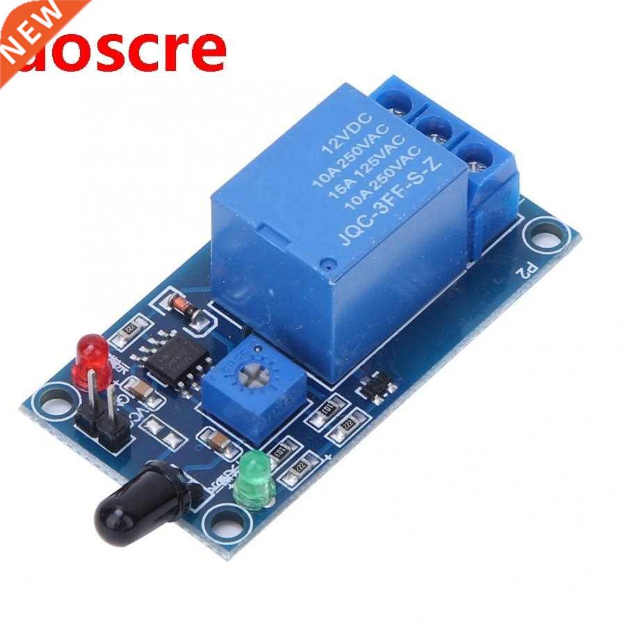 Infrared Fire Detection Sensor Module Flame Sensing Relay Mo