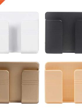 Wall Mounted Mobile Phone Charging Holder Organizer Remote C