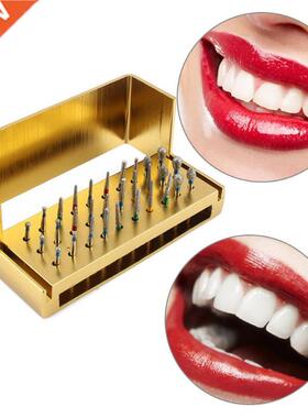 30 pièces Dentaires Fraises Haute Vitesse Diamant Pol