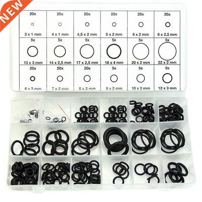 225 pcs Rubber O Ring O-Ring Washer Seals Watertightness Ass