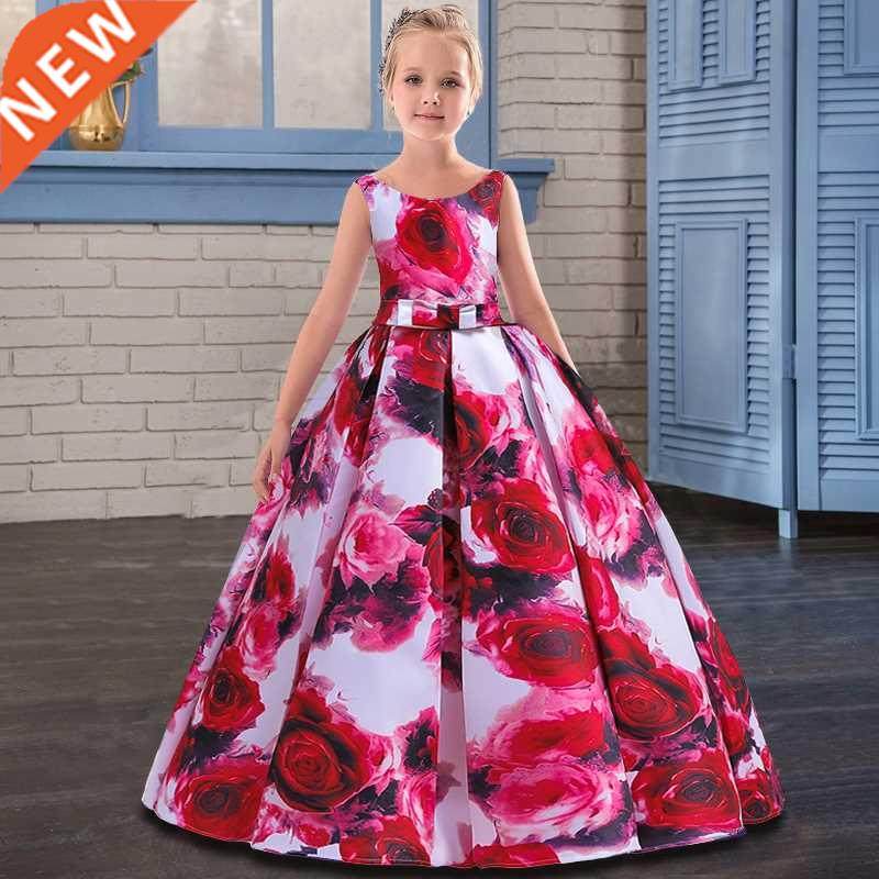 2022 Teenager Girl Maxi Dress Kids Dresses For Girls Childre