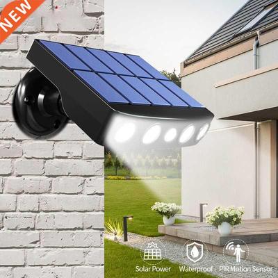 Powerful Solar Powered Led Wall Light Outdoor Motion Sensor