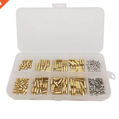 300Pcs/Box M2 Male Female Hex Brass Standoff Thread Pillar S