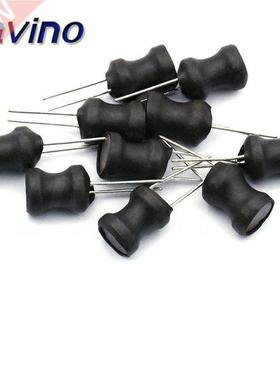 10Pcs DIP Power Inductor 6*8mm 2.2UH 4.7UH 10uH 22uH 100uH 1