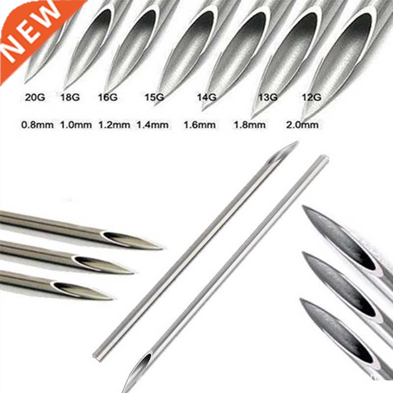 3/10/20PCS Disposable Mixed Sterile Body Piercing Needles Ea