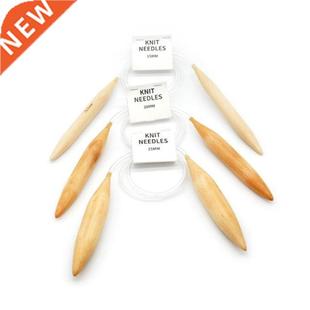15/20/25mm Circular Wood Knitting Needles with Plastic Trans