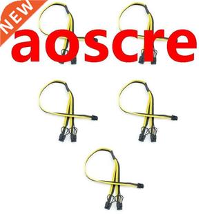 PCI 5Pcs Port Pin Express Adap 6Pin 8Pin Dual