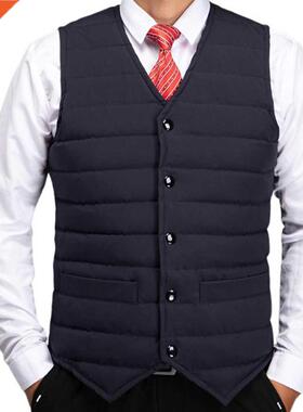 6XL 7XL 8XL Plus Size Mens Down Vest Jacket Men Autumn Warm