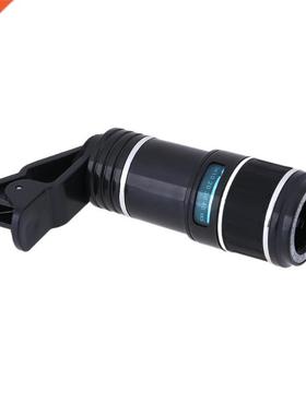 12X Zoom Phone Monocular Telephoto Telescope Lens Clip Smart