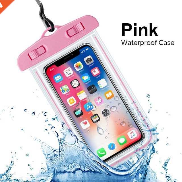 niversl Wterproof Phone Cse Swimming Bg Mobile Phone Pou