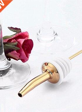 Liquor Spirit Pourer Stopper Stainless Steel Flow Wine Bottl