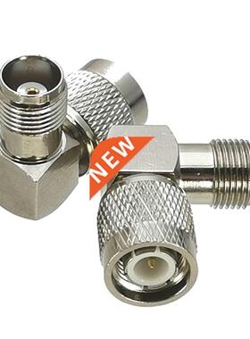 1Pcs TNC Male plug to TNC Female Jack Right angle RF Adapter