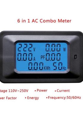 20/100A AC 110-250V LCD Digital Panel Power Watt Meter Moni