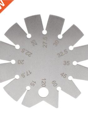 1pc Stainless Steel Bevel Gauge Angle Protractor Range 15-12