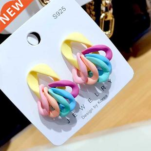 Arylic Color Earrings Summer Women 2022 rendy Candy