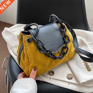 Winter Design Tote Women Quilted Hit 2022 Bag Cute Casual