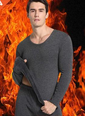 Hot Sale Men Cotton Thermal Underwear Thickened and Fleeced