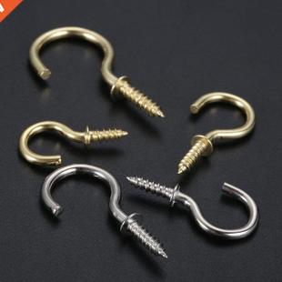 Self Tapping Hooks Gold Pic Cups Silver Ceiling 10Pcs Screws