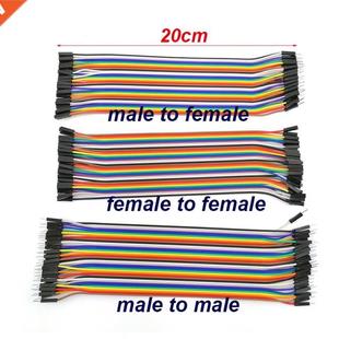 Female Jumper Wire 20cm Eclectic Male Line Connec 40pin