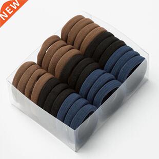 Band Head Solid Gum Holder tail Rubber Big Color Girls 30pcs