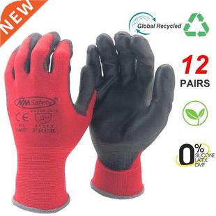 24Pieces/12Pairs Professional Working Protective Gloves Men