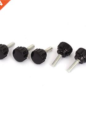 M4x15mm Male Thread Screw on Type Round Head Clamping Knob G